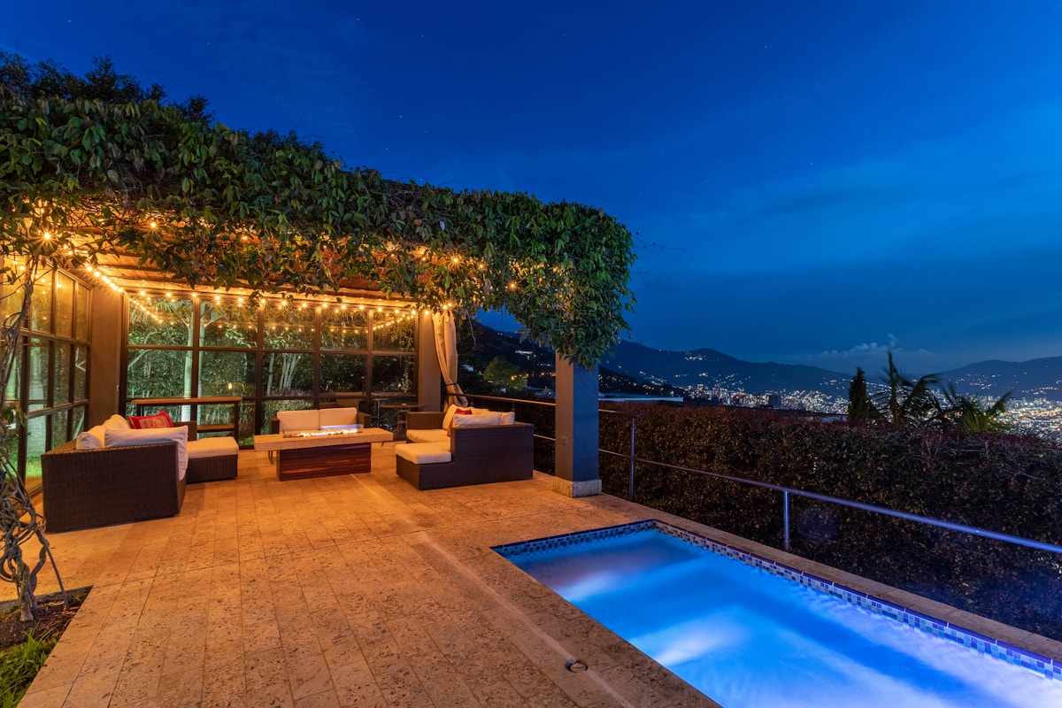 Furnished terrace and outdoor area